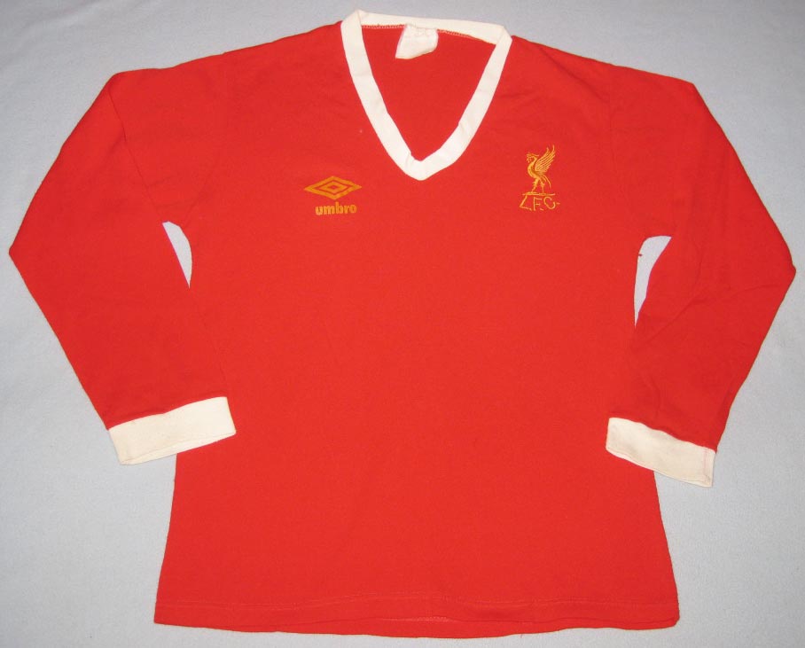 tiburón obesidad Chimenea Liverpool FC Home players kits 1978 - 1982