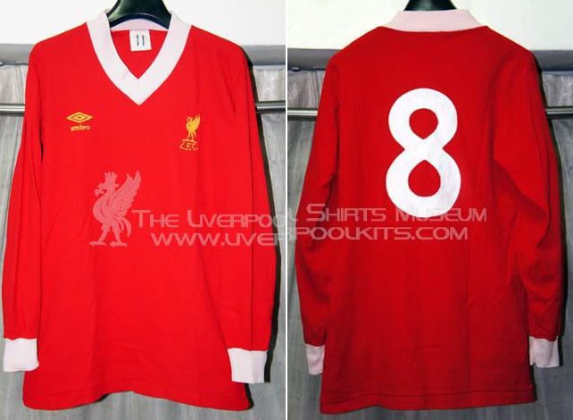 The History Liverpool FC Kits 1980 - 1981