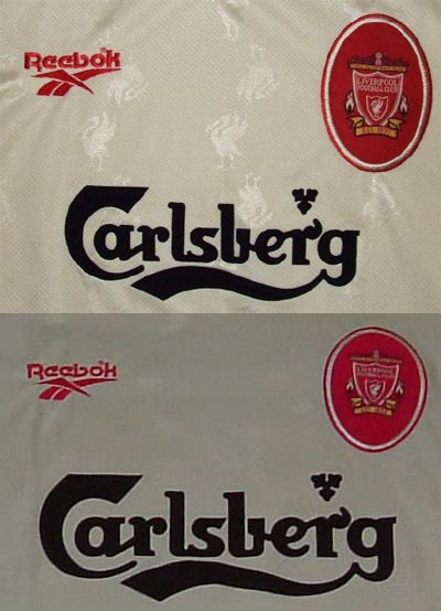 Liverpool FC Away players kits 1996 - 1997