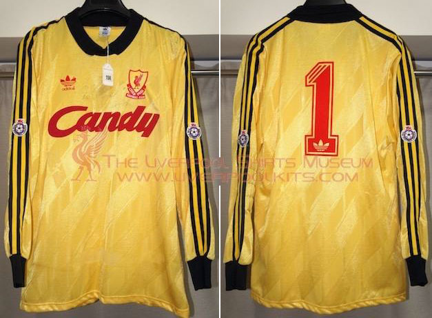 The History Liverpool FC Kits 1990 - 1991