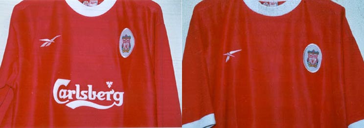 liverpool jersey 1999