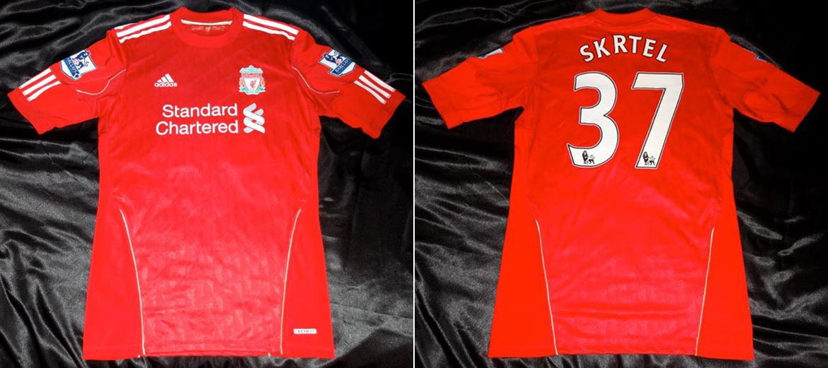 CULT KITS - 2010/12 LIVERPOOL COLE #10 *MATCH ISSUE* HOME SHIRT (L) ADIDAS  – Cult Kits